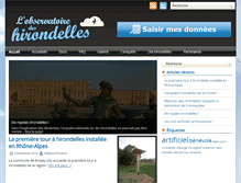 Tablet Screenshot of enquete-hirondelles.fr